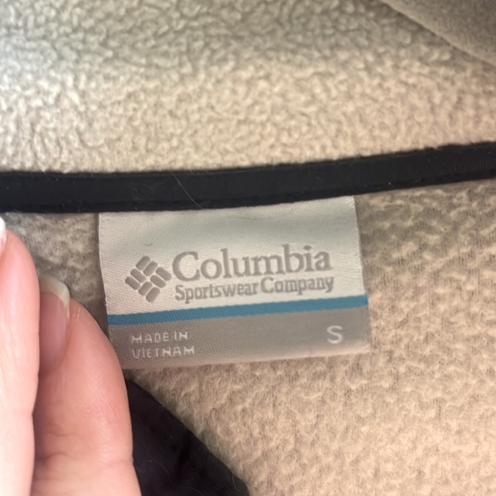 Columbia EUC 1/4 Snap Fleece in two tone Size Small - Picture 4 of 7